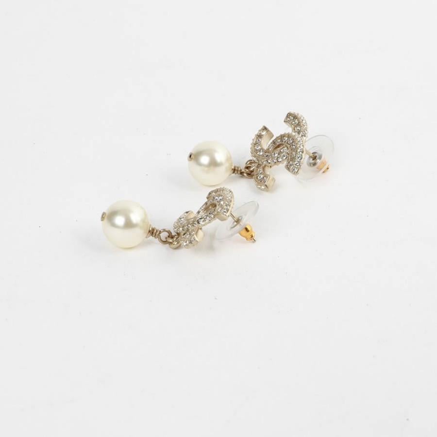 Classic Earrings CC Chanel In New Condition For Sale In Paris, FR