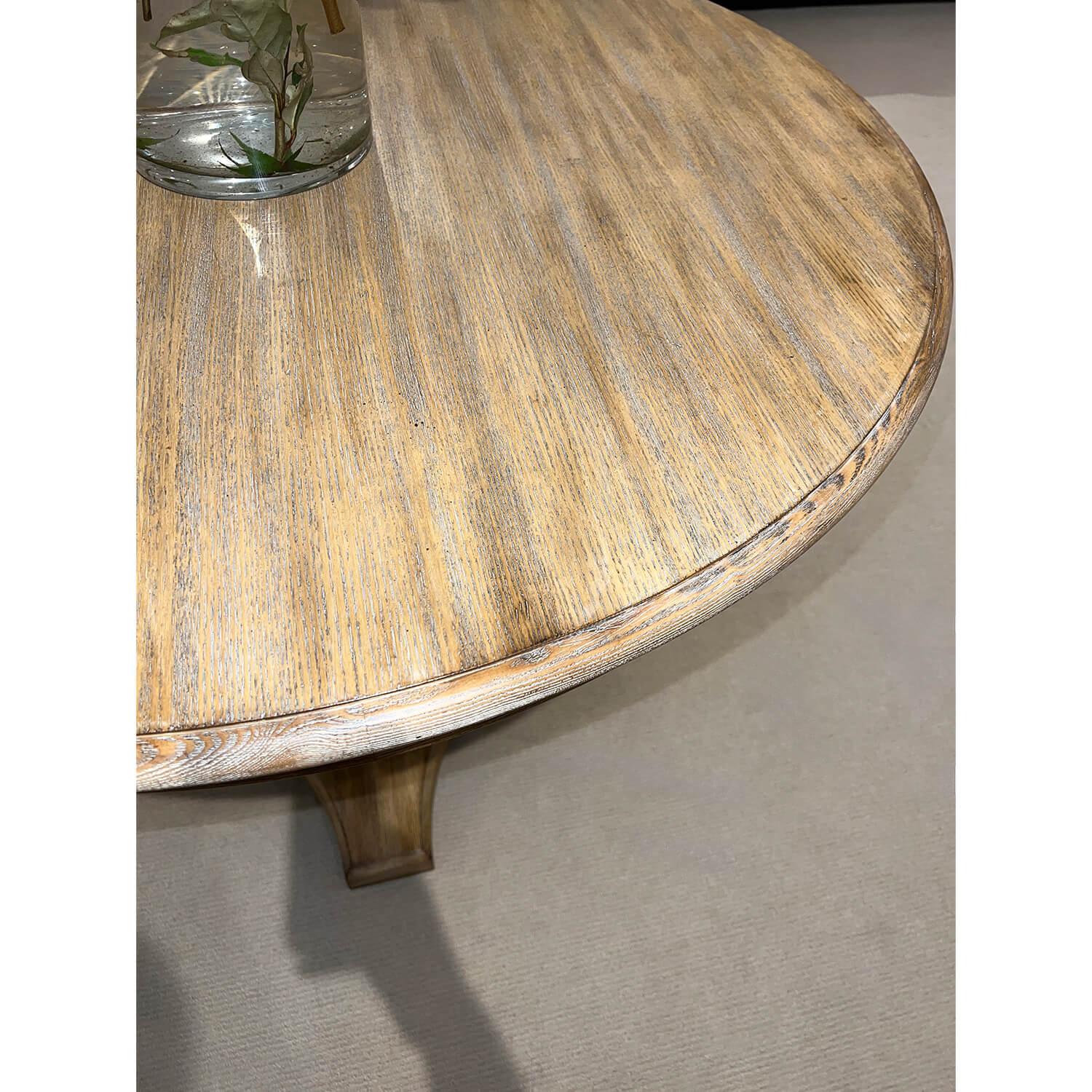 Classic Empire Center Table, Oatmeal For Sale 2