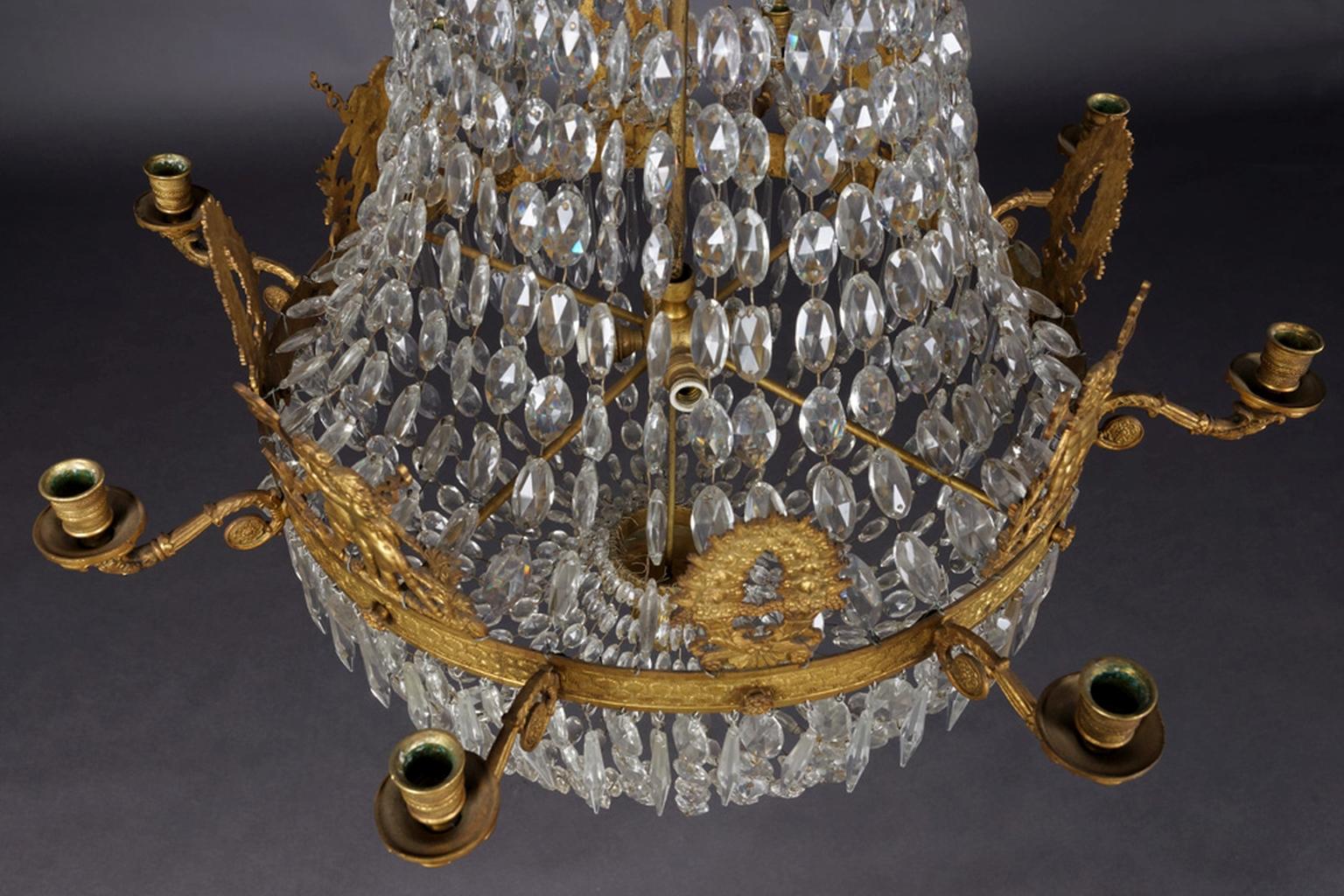 Classic Empire Chandelier, Dreamlike and Noble For Sale 3