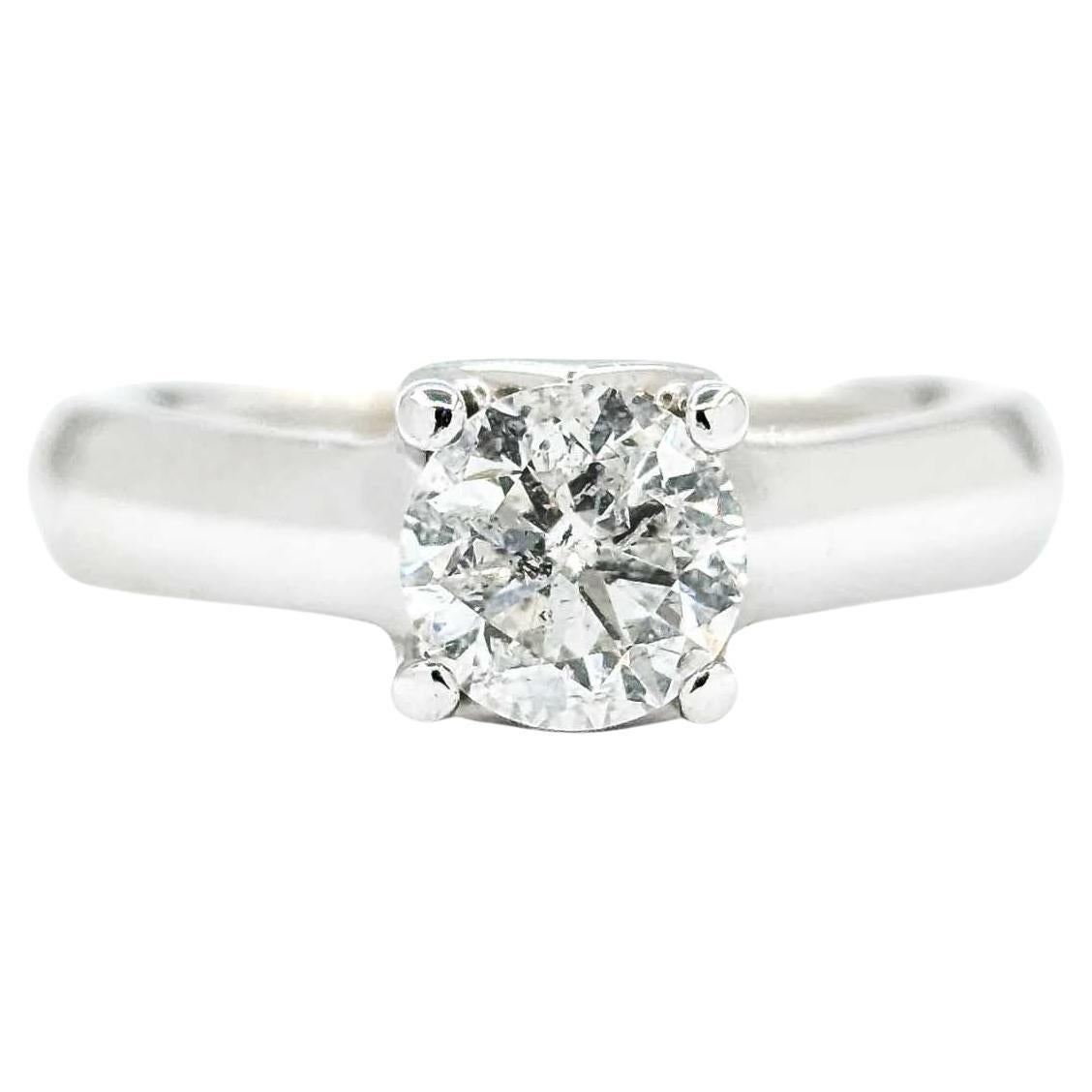 Classic Engagement Ring in 14k White Gold
