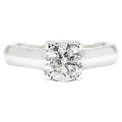 Classic Engagement Ring in 14k White Gold