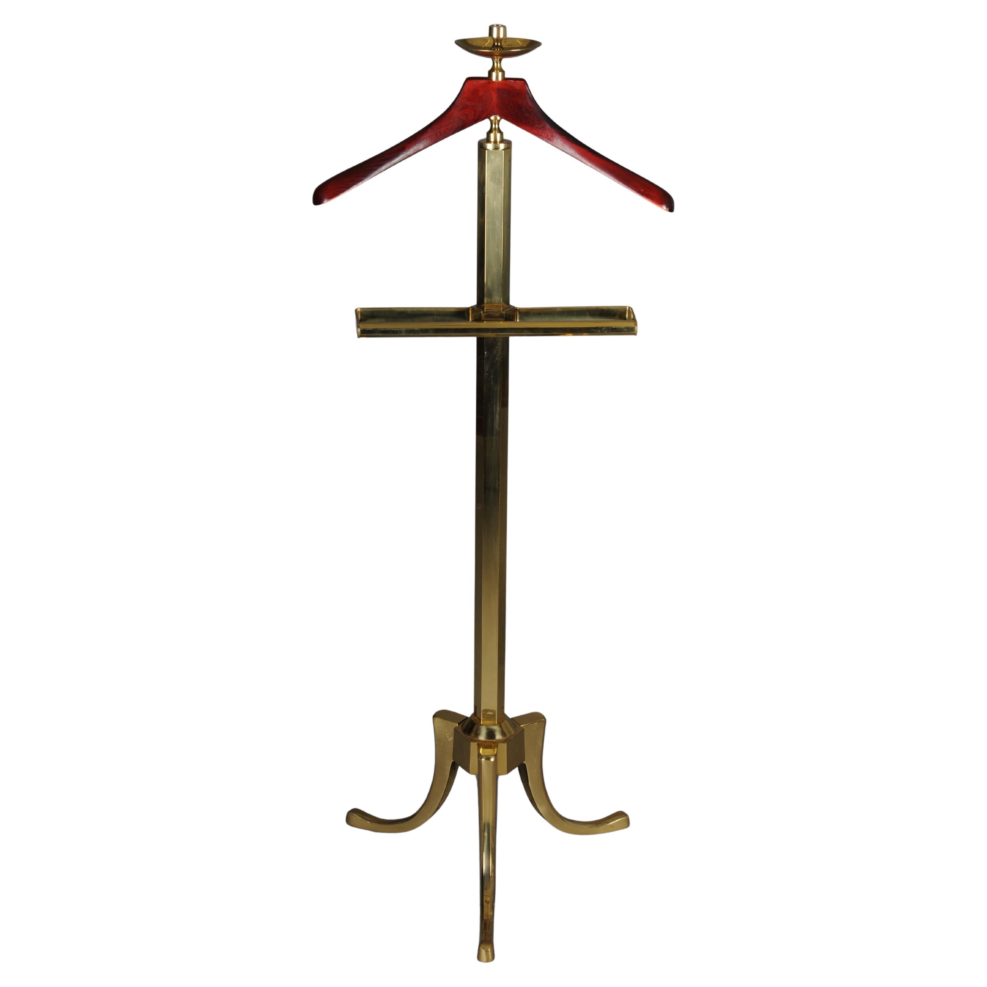 Klassischer englischer Messing-Garderobenschrank "Silent/Dumb Waiter" Vintage im Angebot