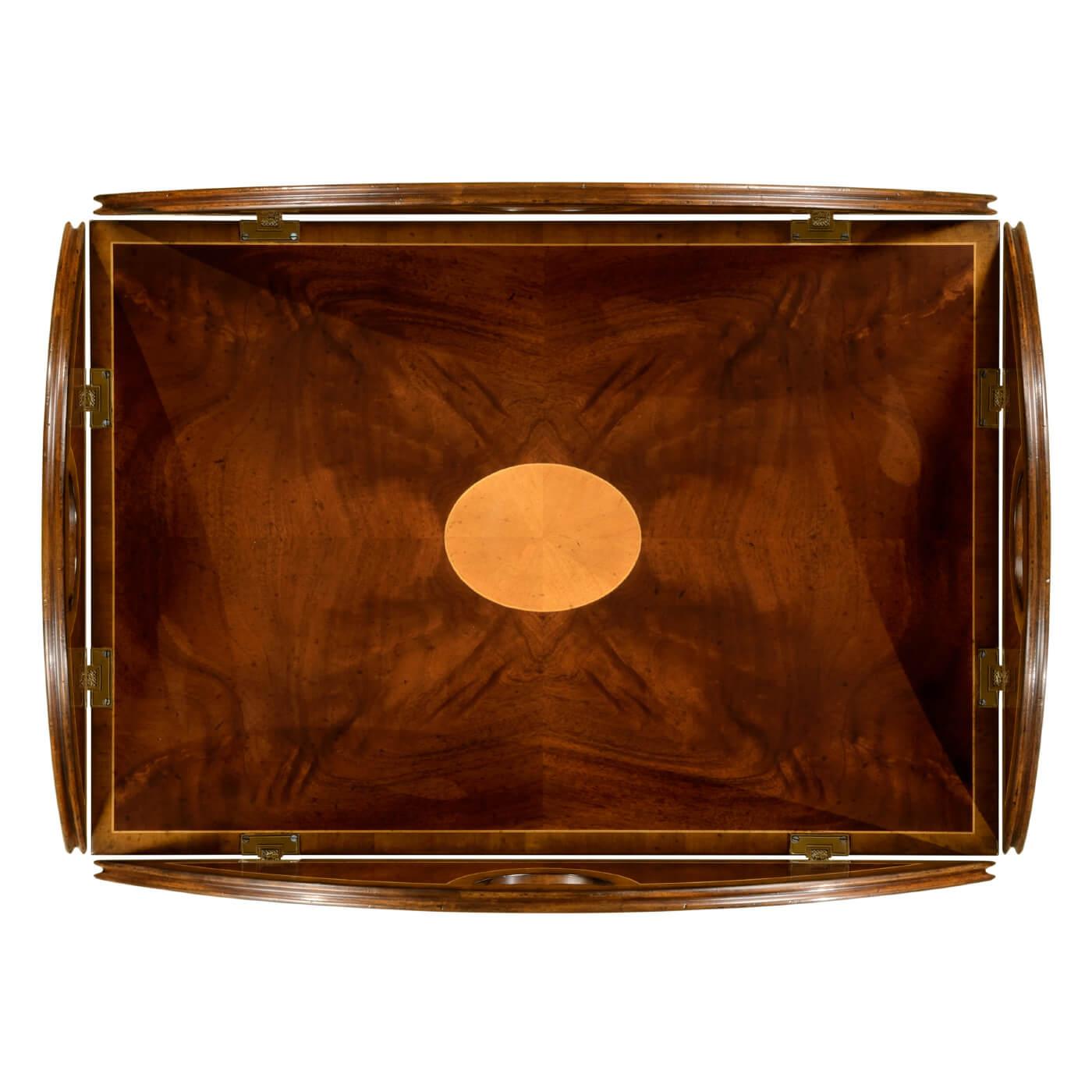 Contemporary Classic English Butler's Coffee Table