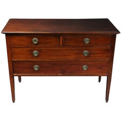 Classic English Chest of Drawers, Victorian, 19th Century Mahogany