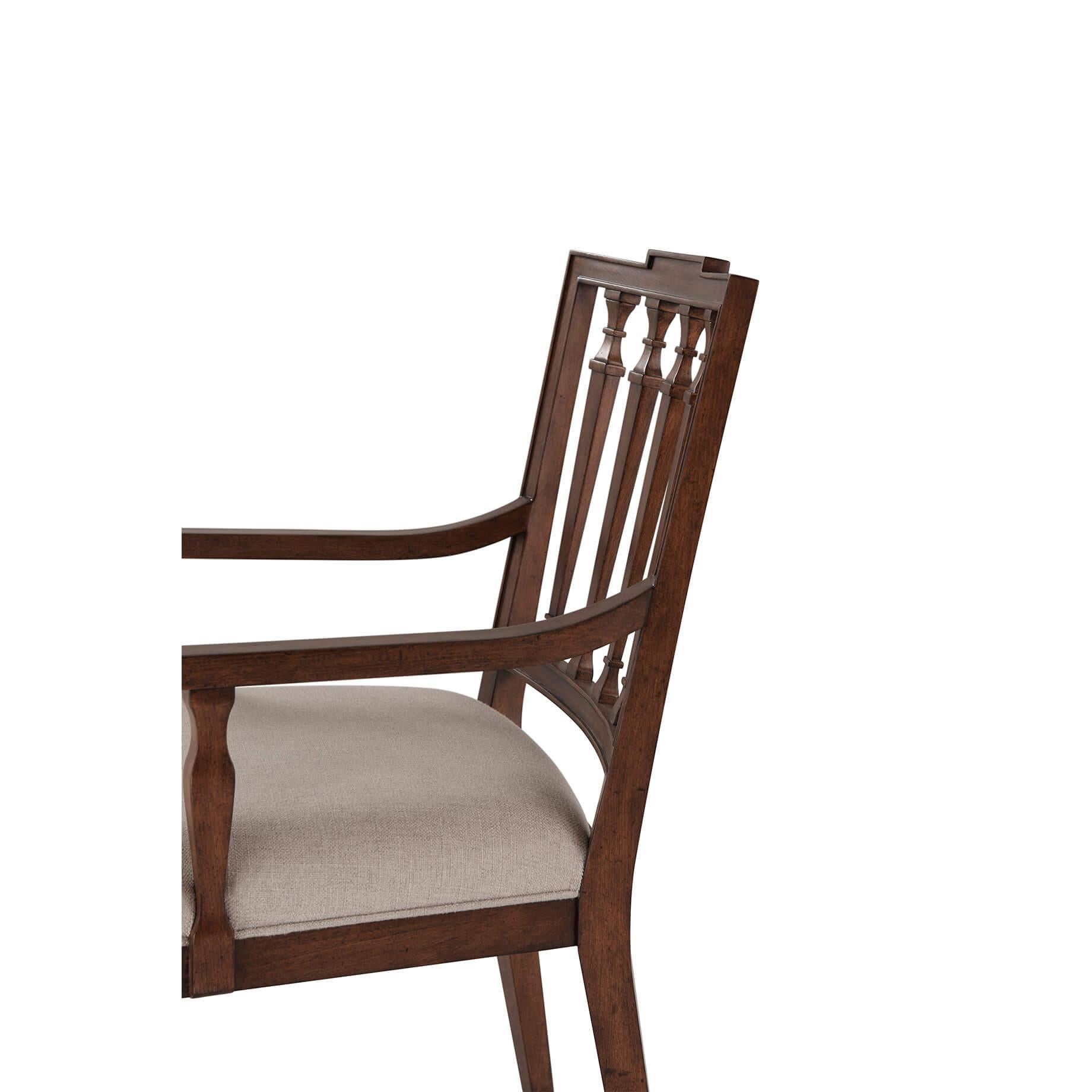 Neoclassical Classic English Dining Chairs For Sale