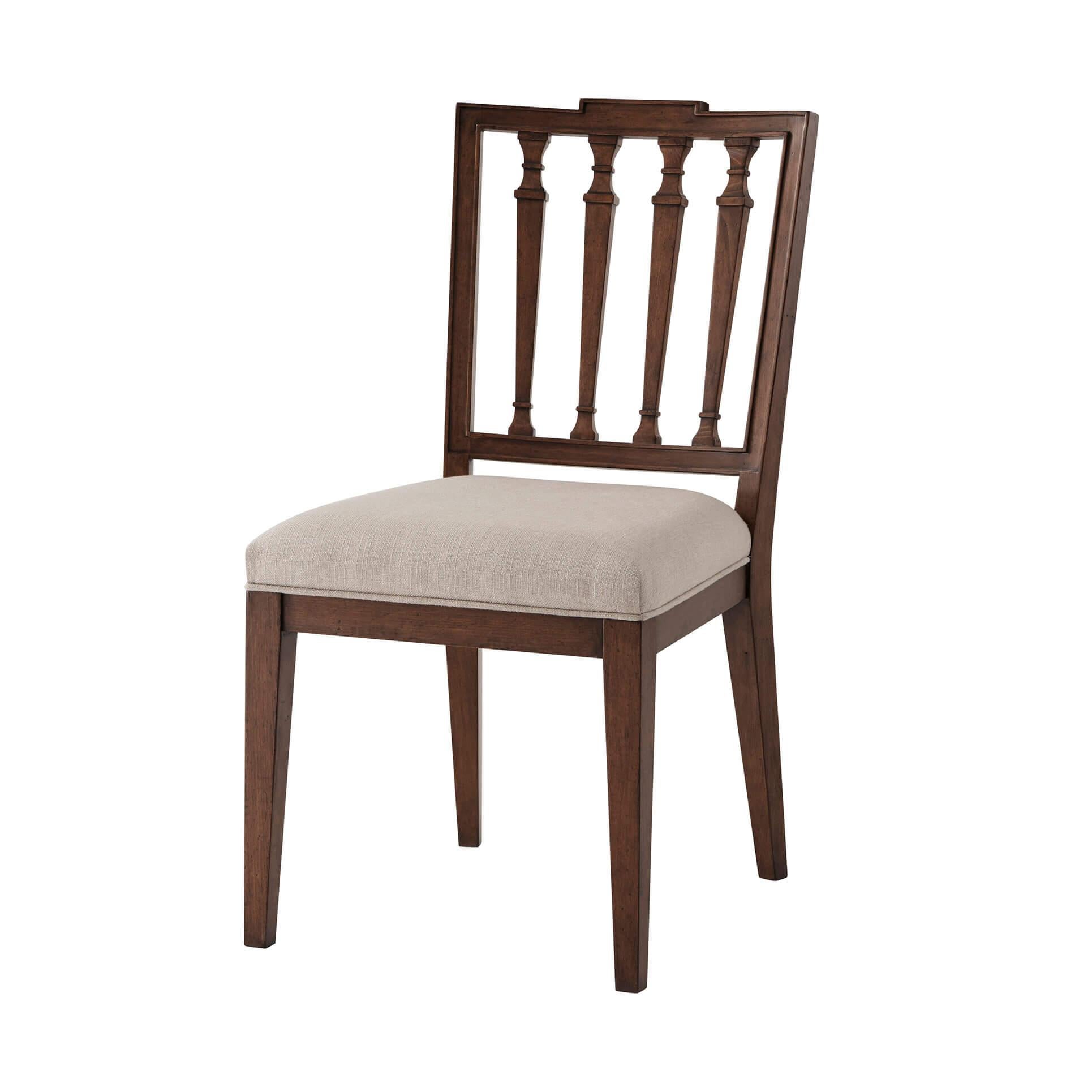 Classic English Dining Chairs In New Condition For Sale In Westwood, NJ