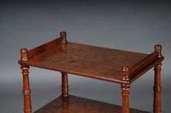 Classic English Side Table / Etagere, Mahogany, Around 1890