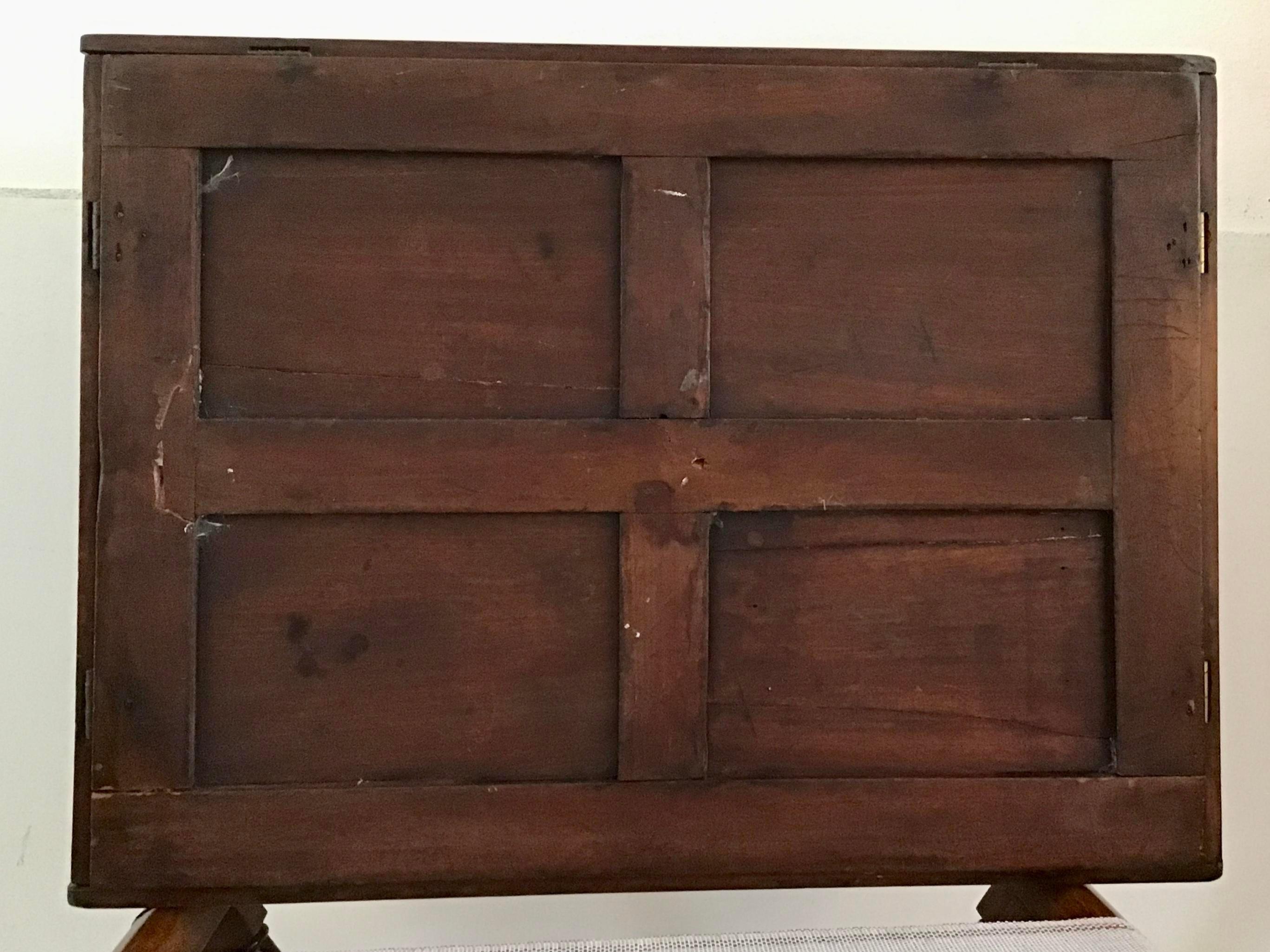 Classic English Wood Bar Tray Table 6
