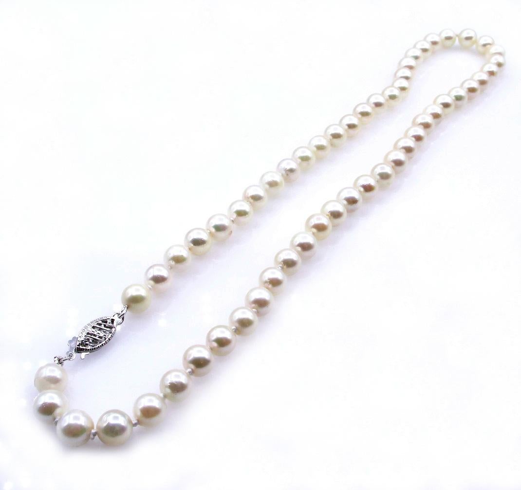 vintage japanese pearl necklace