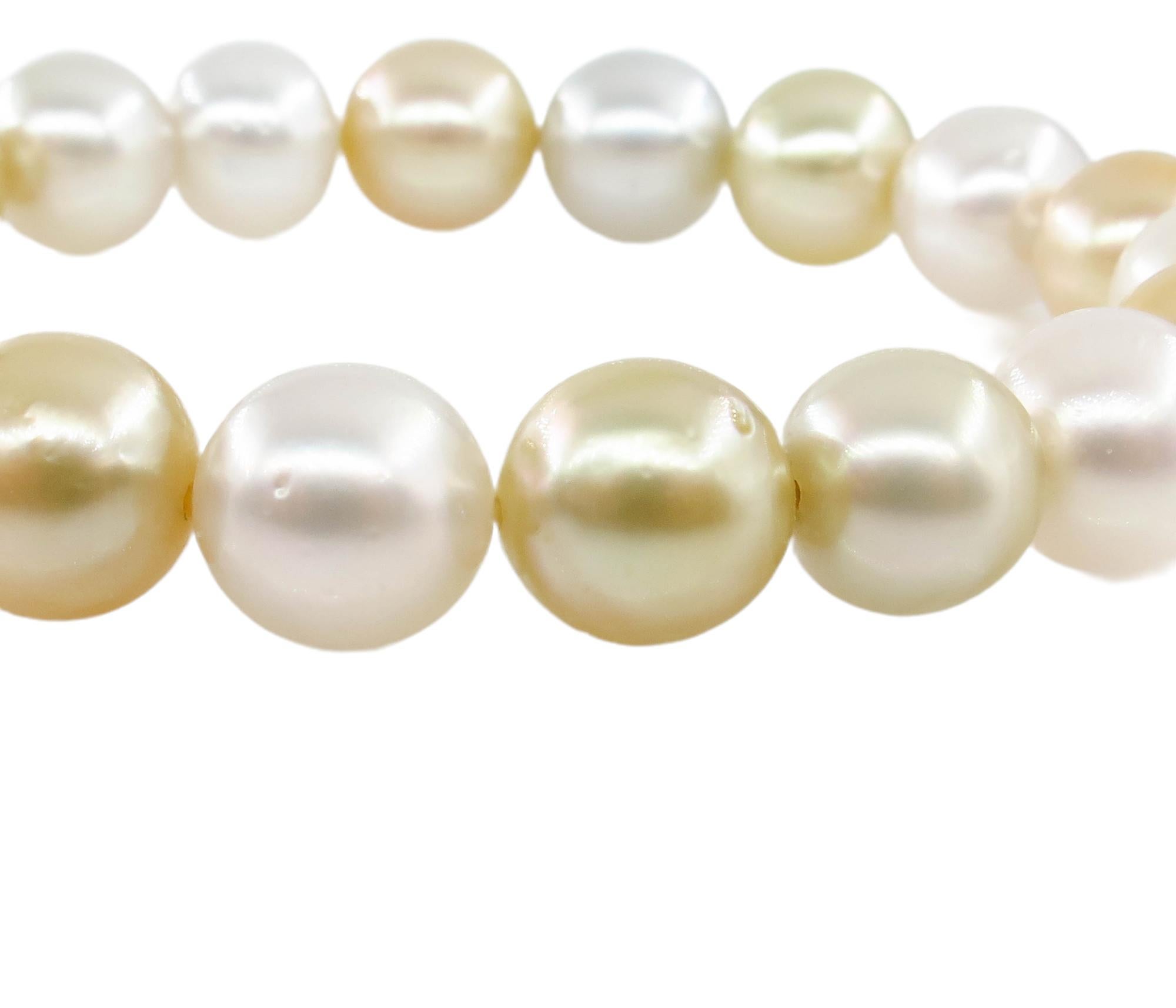 Classic Estate Vintage 9.5mm-10mm Freshwater Multicolor Pearl Strand Bracelet For Sale 4