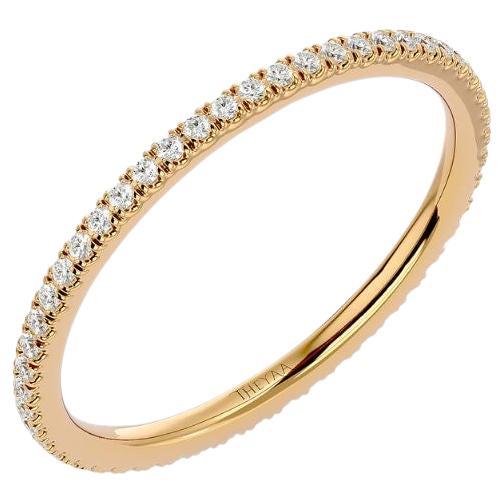 Classic Eternity Band In 18 Karat Gold For Sale