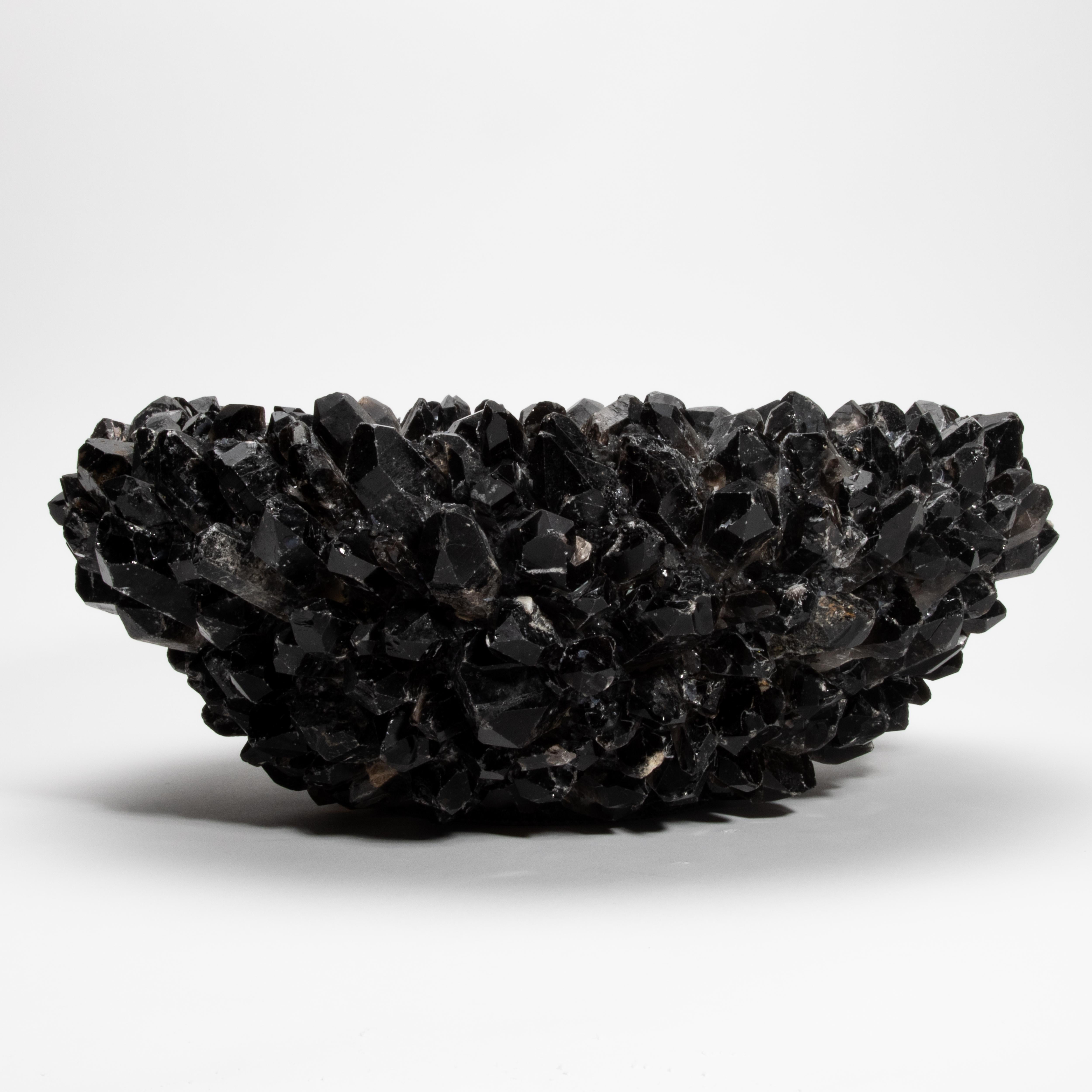 Modern Classic Extra Large Bowl in Clear Quartz by Kathryn McCoy For Sale