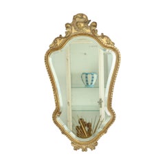 Classic Facet Cut Gold Leaf Mirror Deknudt 75cm