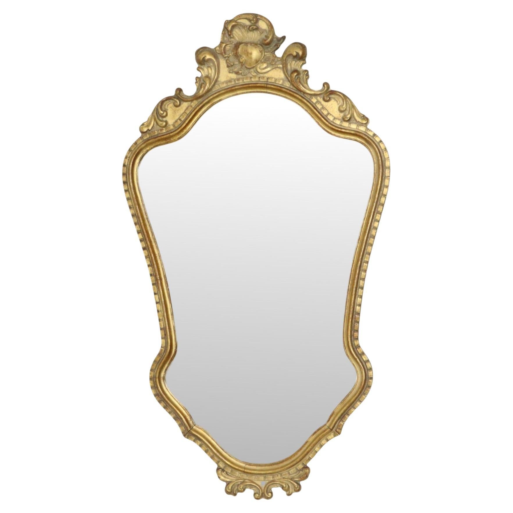 Espejo Clásico Hoja de Oro Deknudt 75cm en venta
