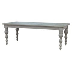 Classic Farmhouse Dining Table - Charleston Grey