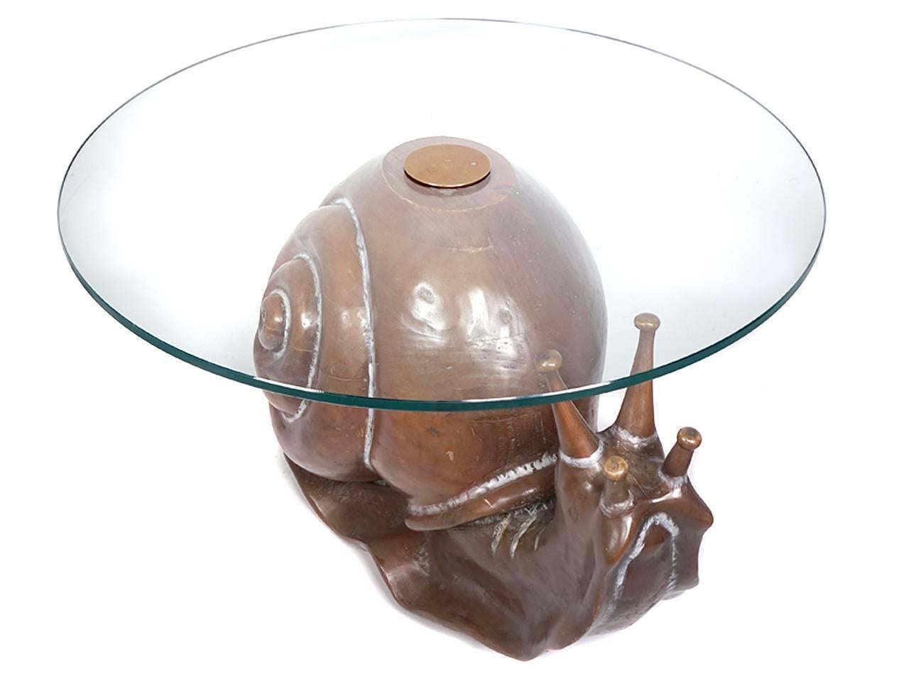 Mid-Century Modern Classic Federico Armijo Snail Table