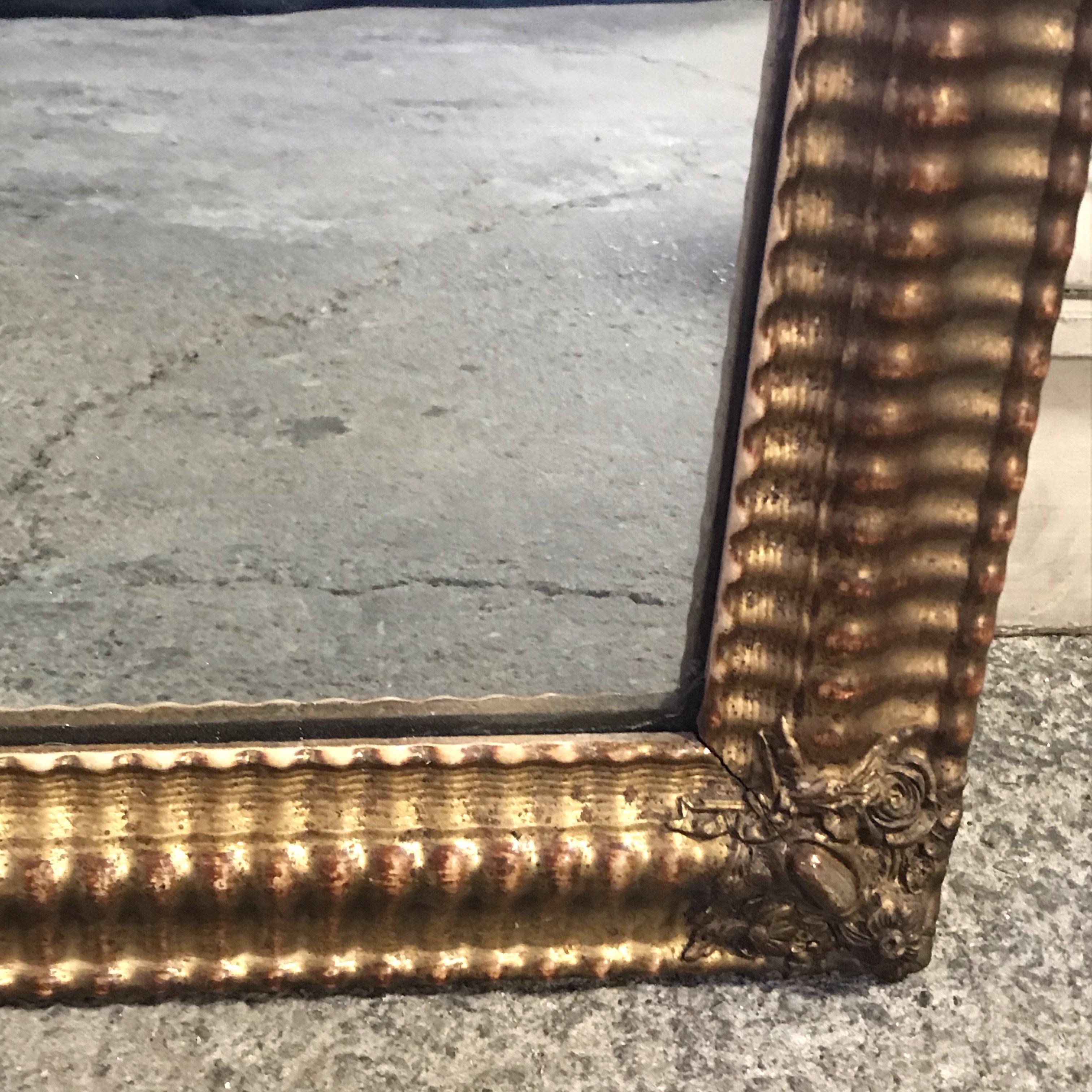 Classic Fine 19th Century French Water Gilt Mirror 3