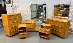 Classic Five Piece Mid-Century Bedroom Set by Heywood-Wakefield CO.