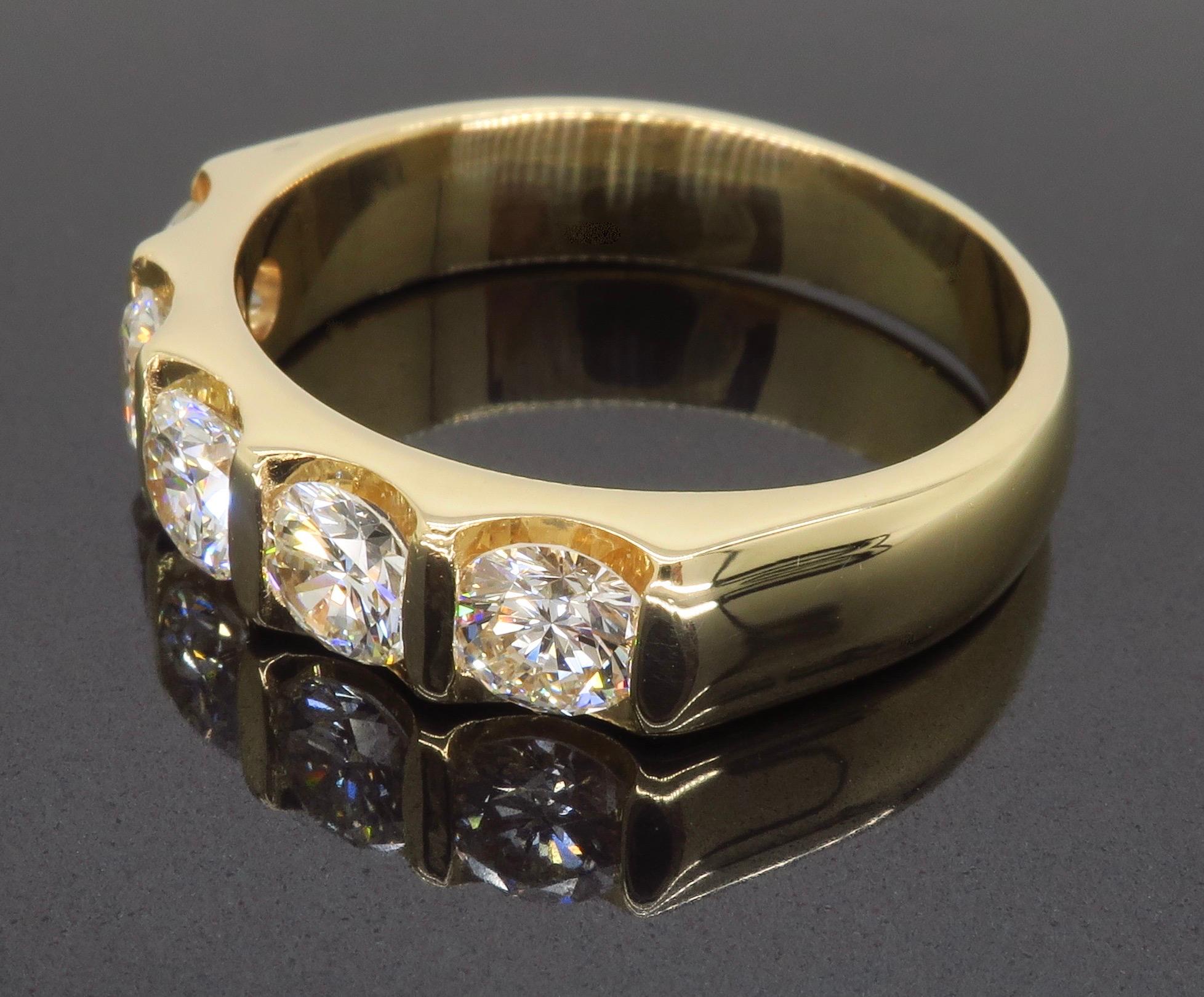 Classic Five-Stone Diamond Ring 6