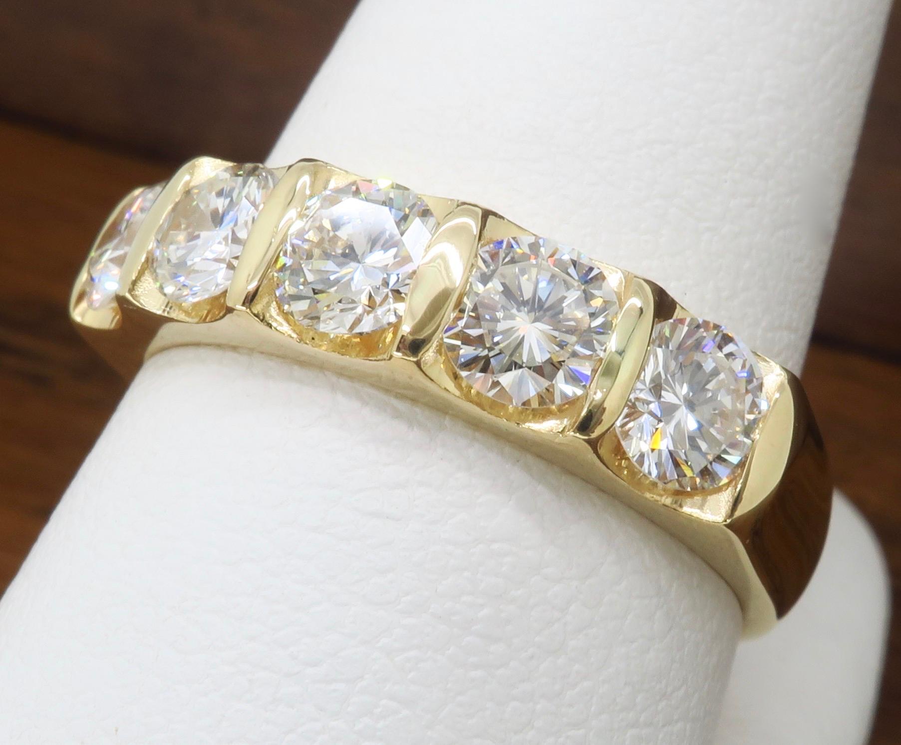 Classic Five-Stone Diamond Ring 2