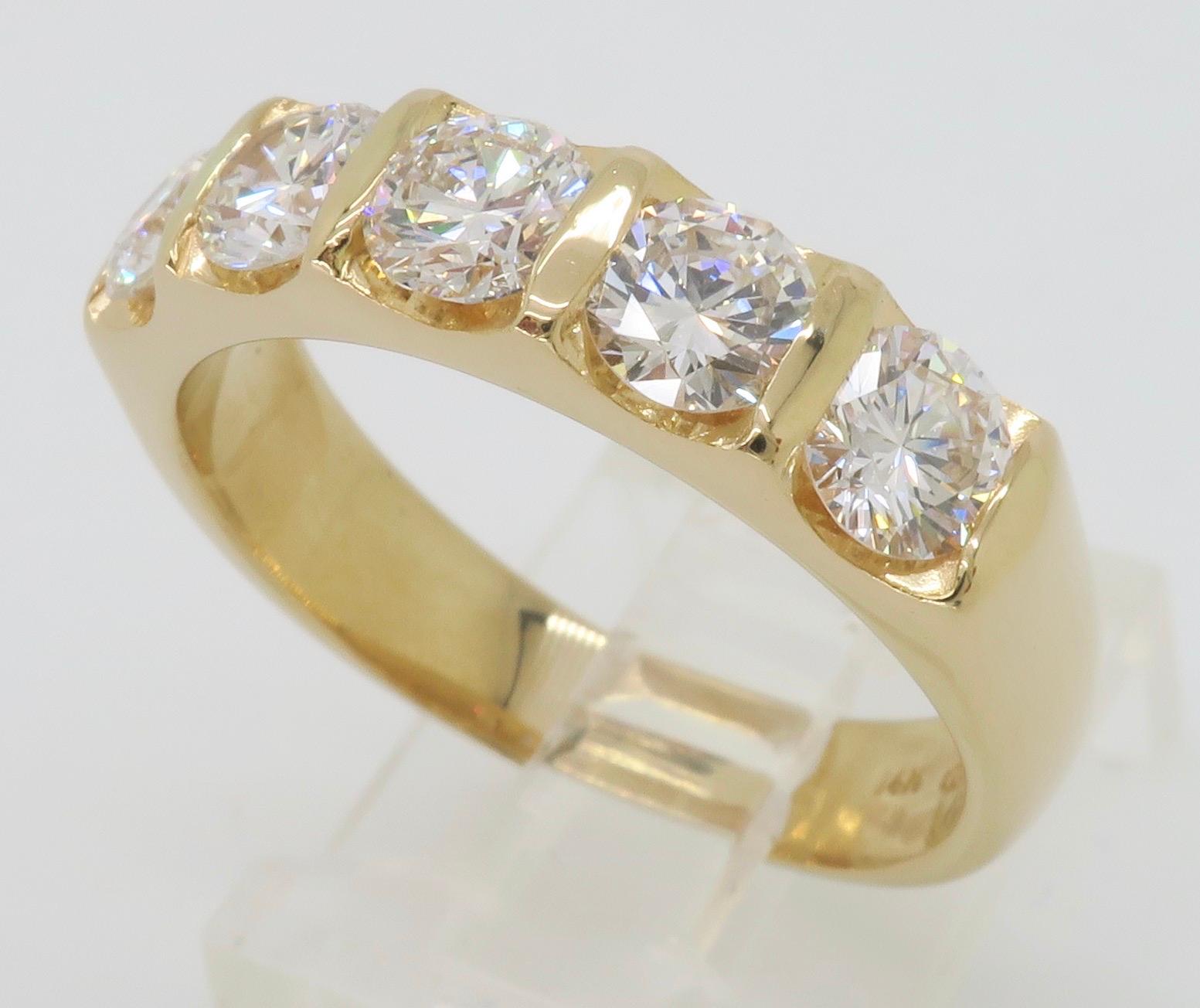Classic Five-Stone Diamond Ring 3
