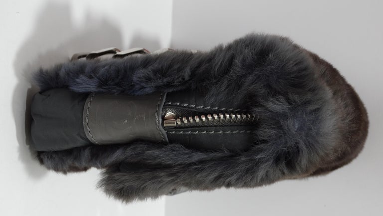 Classic Flap Limited Edition Rabbit Fur Shoulder Bag