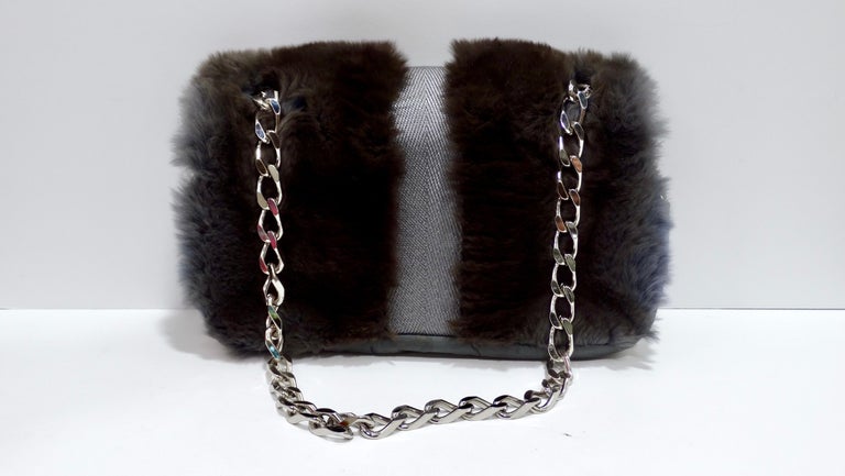 Classic Flap Limited Edition Rabbit Fur Shoulder Bag For Sale at 1stDibs