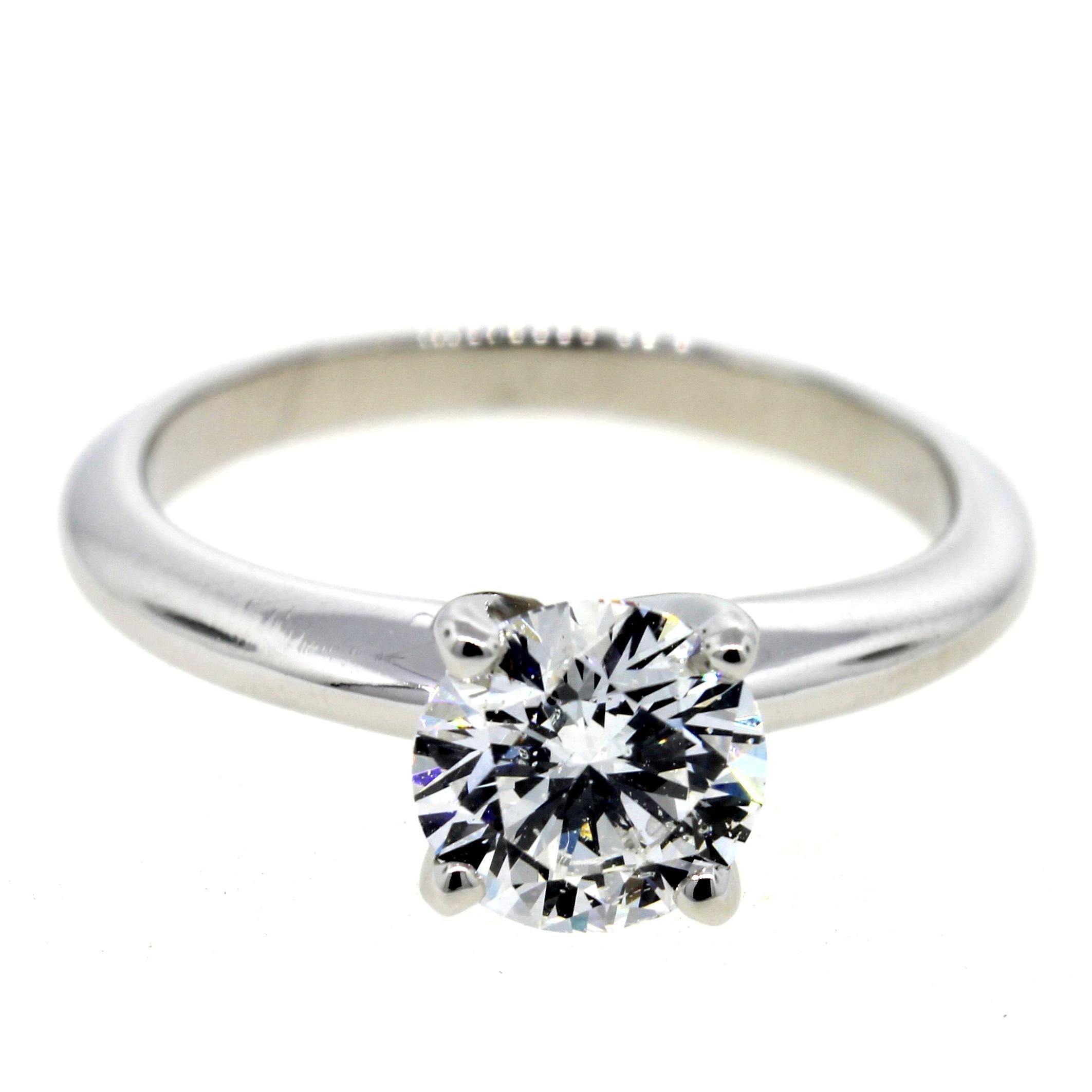 Classic Four Prong Knife Edge Solitaire Engagement Ring 'GIA'
