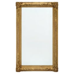 Classic, French Antique, Napoleon III Gold Leaf Mirror