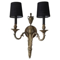 Applique francese in ottone Art&Deco