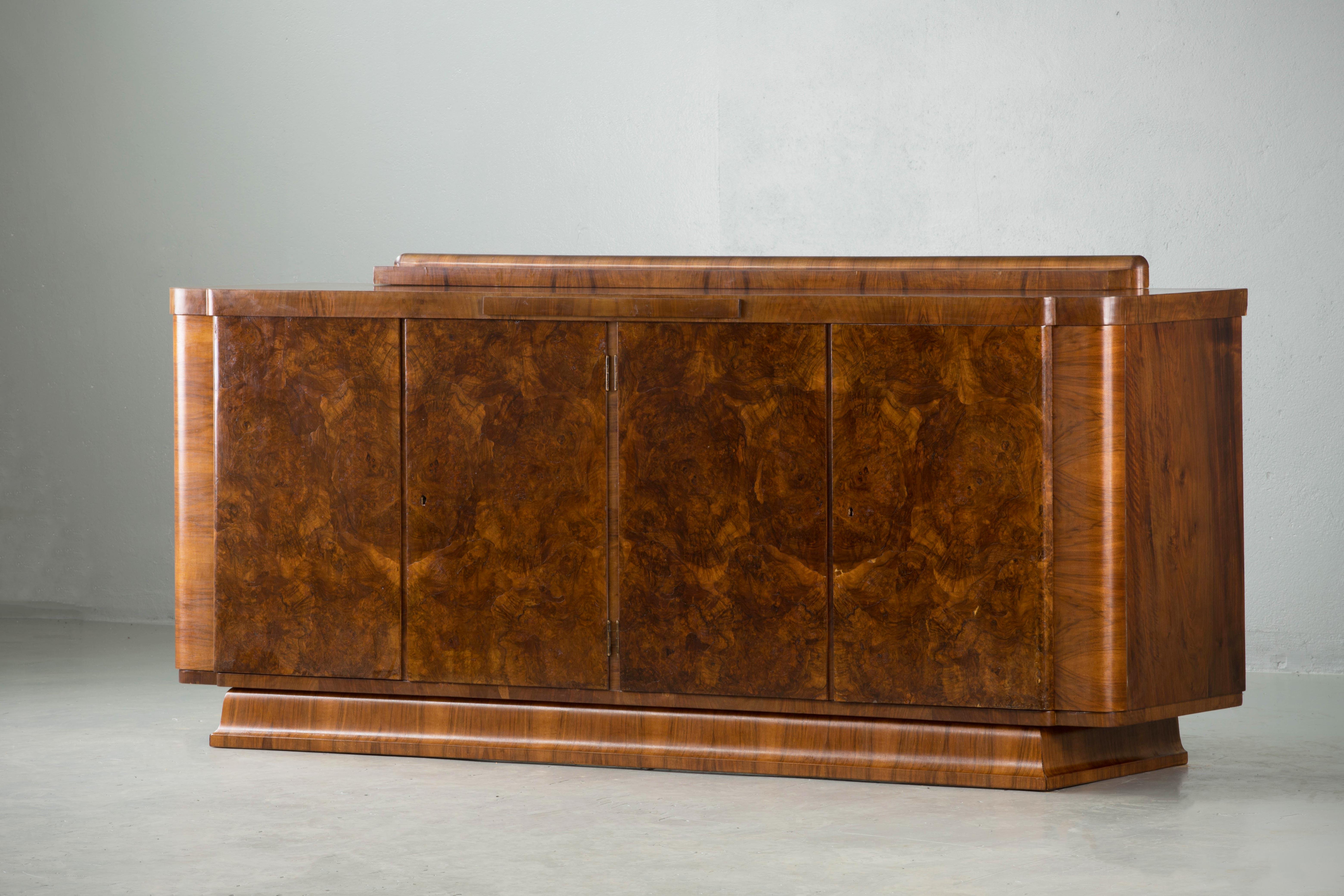 Large & Luxurious French Art Deco Buffet, 1930s 3