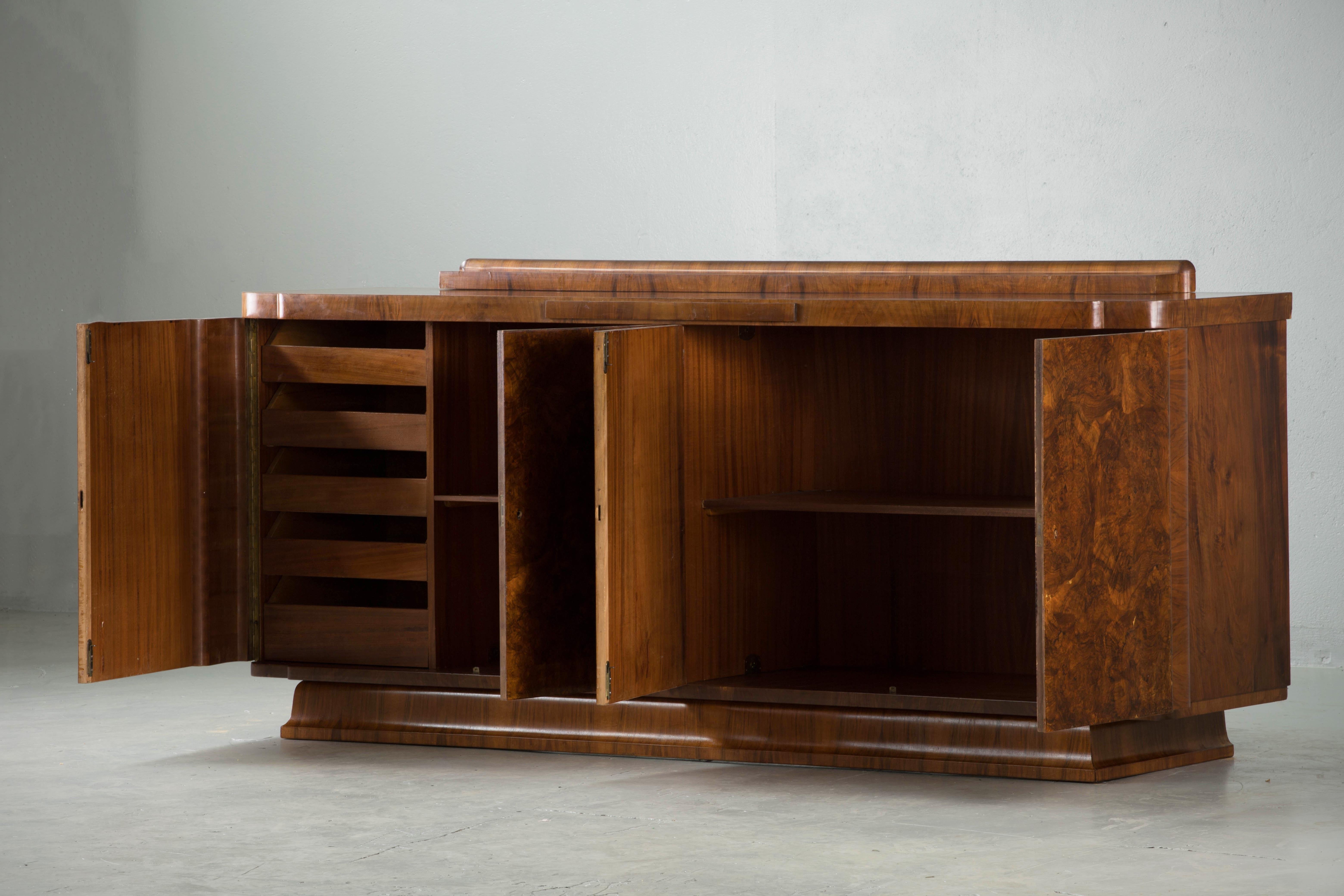 Large & Luxurious French Art Deco Buffet, 1930s 1