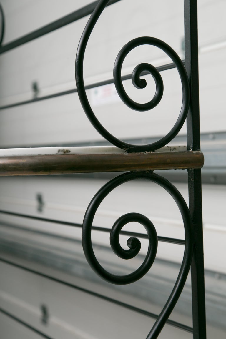 Classic French Baker’s Rack with Glass Shelving at 1stDibs