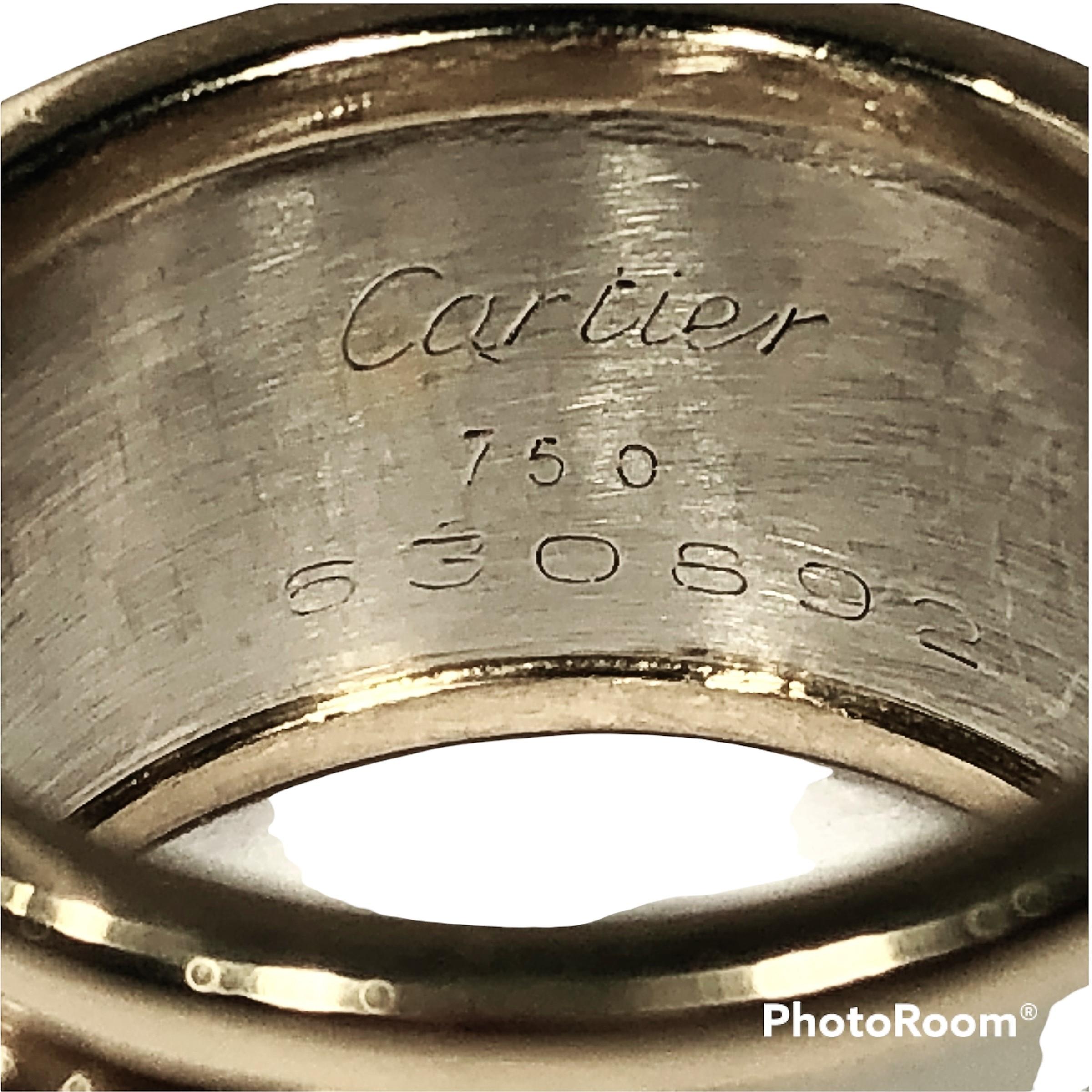 Französisches Cartier 18k Gold Pantherband 2