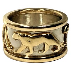Französisches Cartier 18k Gold Pantherband