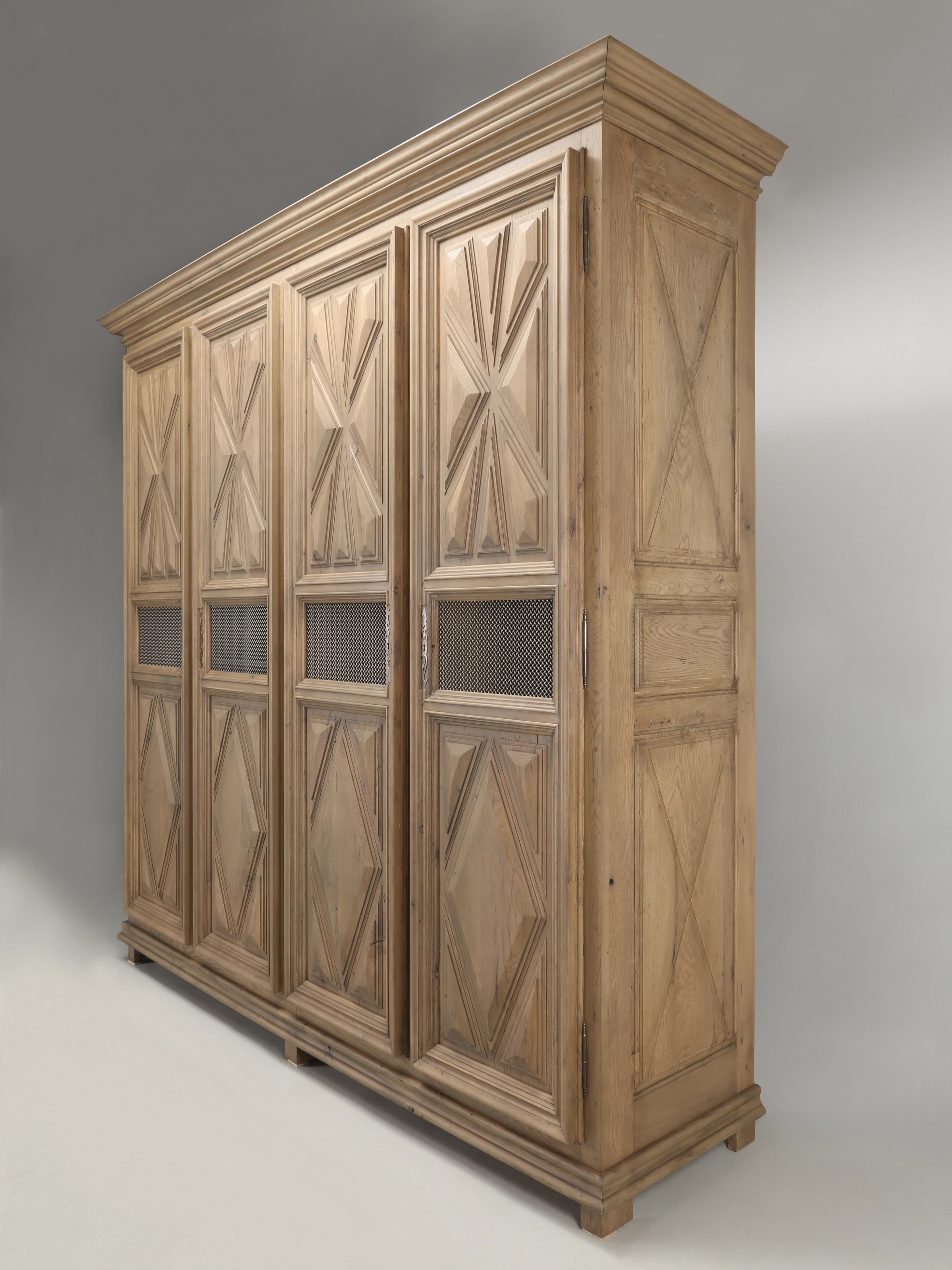 Classic French Louis XIII Style Custom Order Armoire Built to Your Specification For Sale 9