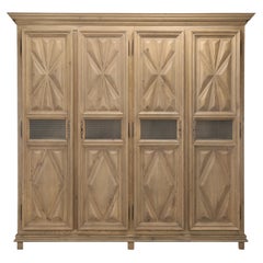 Classic French Louis XIII Style Custom Order Armoire Built to Your Specification