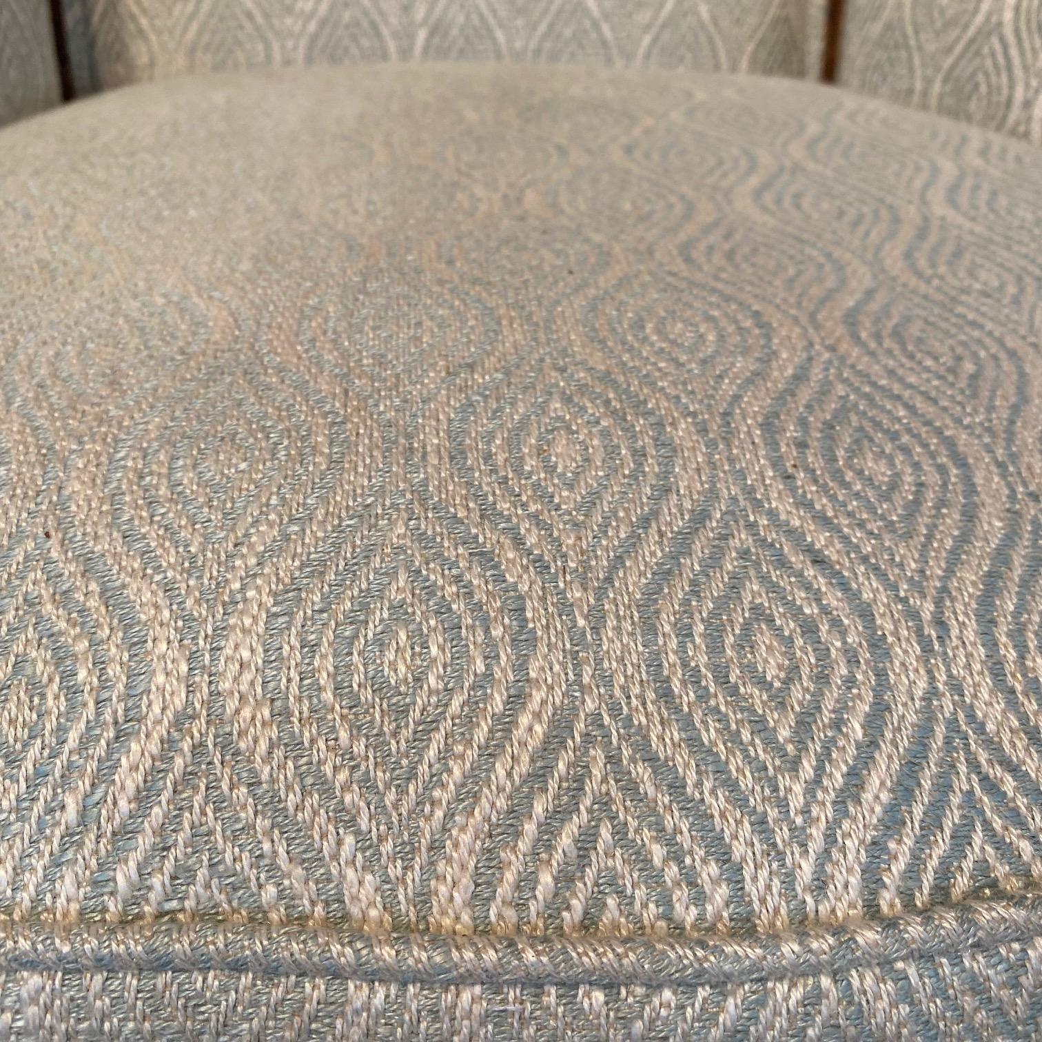 Upholstery Classic French Louis XV Intricately Carved Walnut Wing Chair For Sale