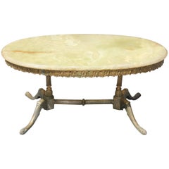 Classic French Maison Jansen Style Coffee or Cocktail Bronze Table, circa 1940s