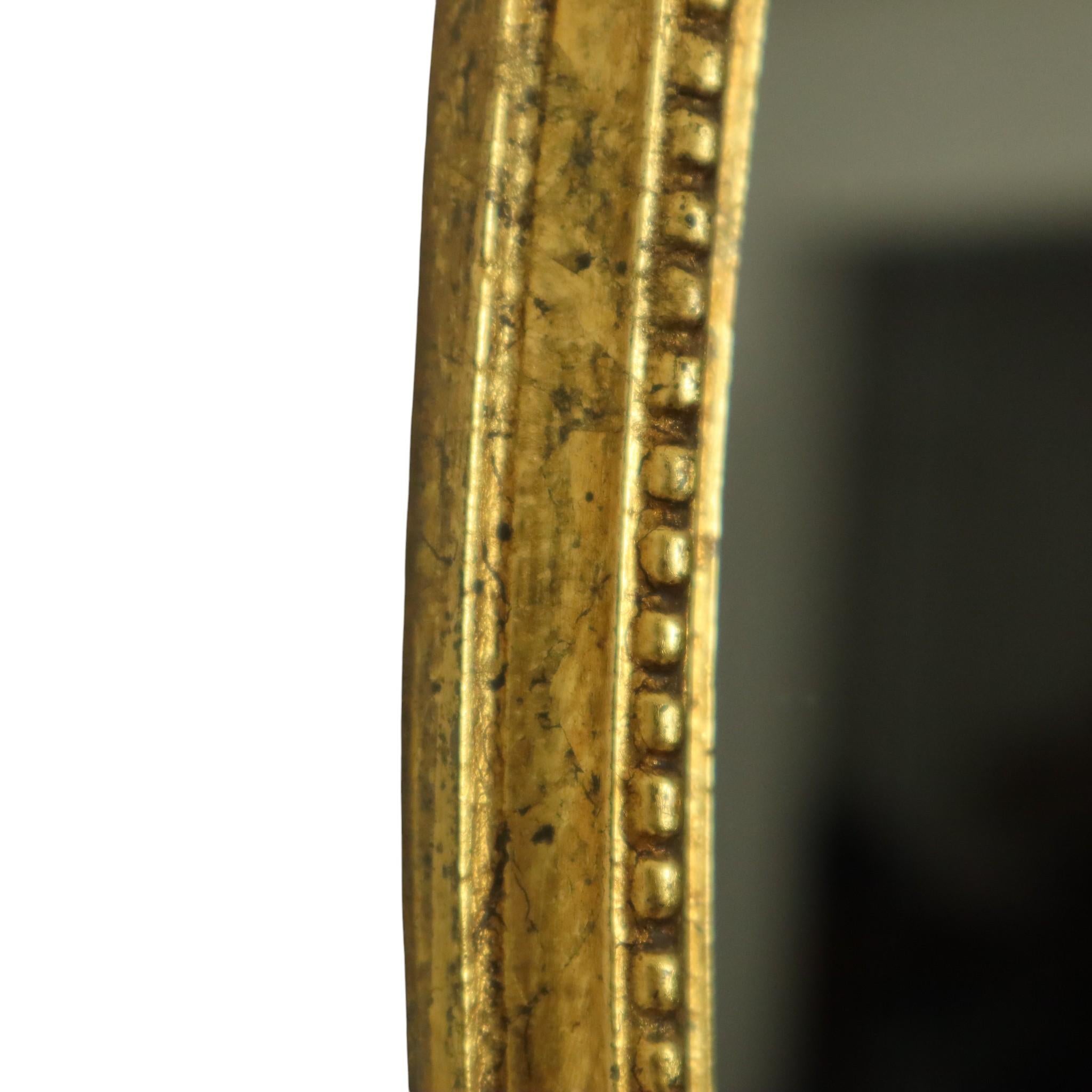 Classic French Rococo Baroque Style Mirror Gold Resin 70cm im Angebot 9