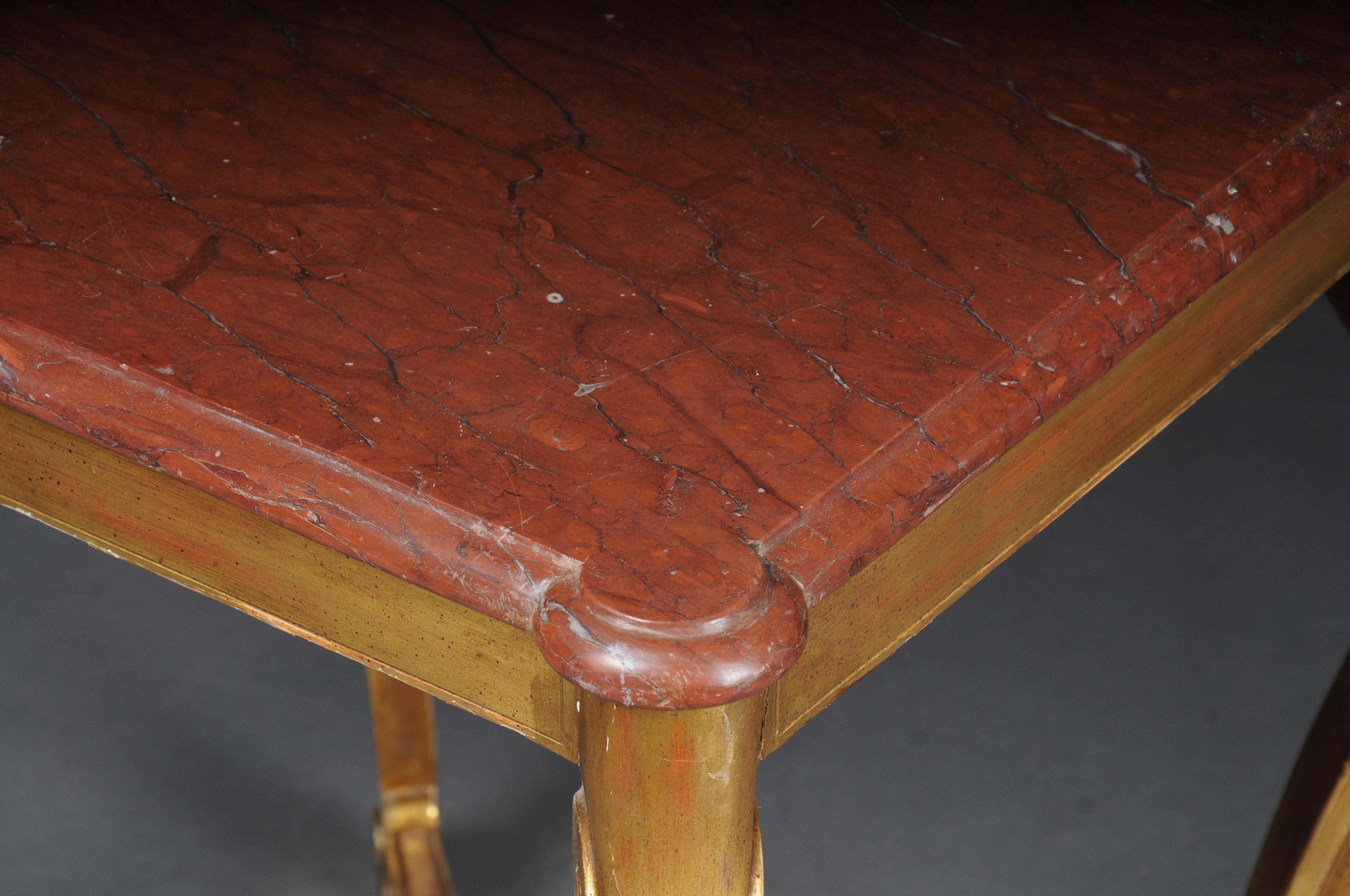classic French side table, Louis XV, gold For Sale 4