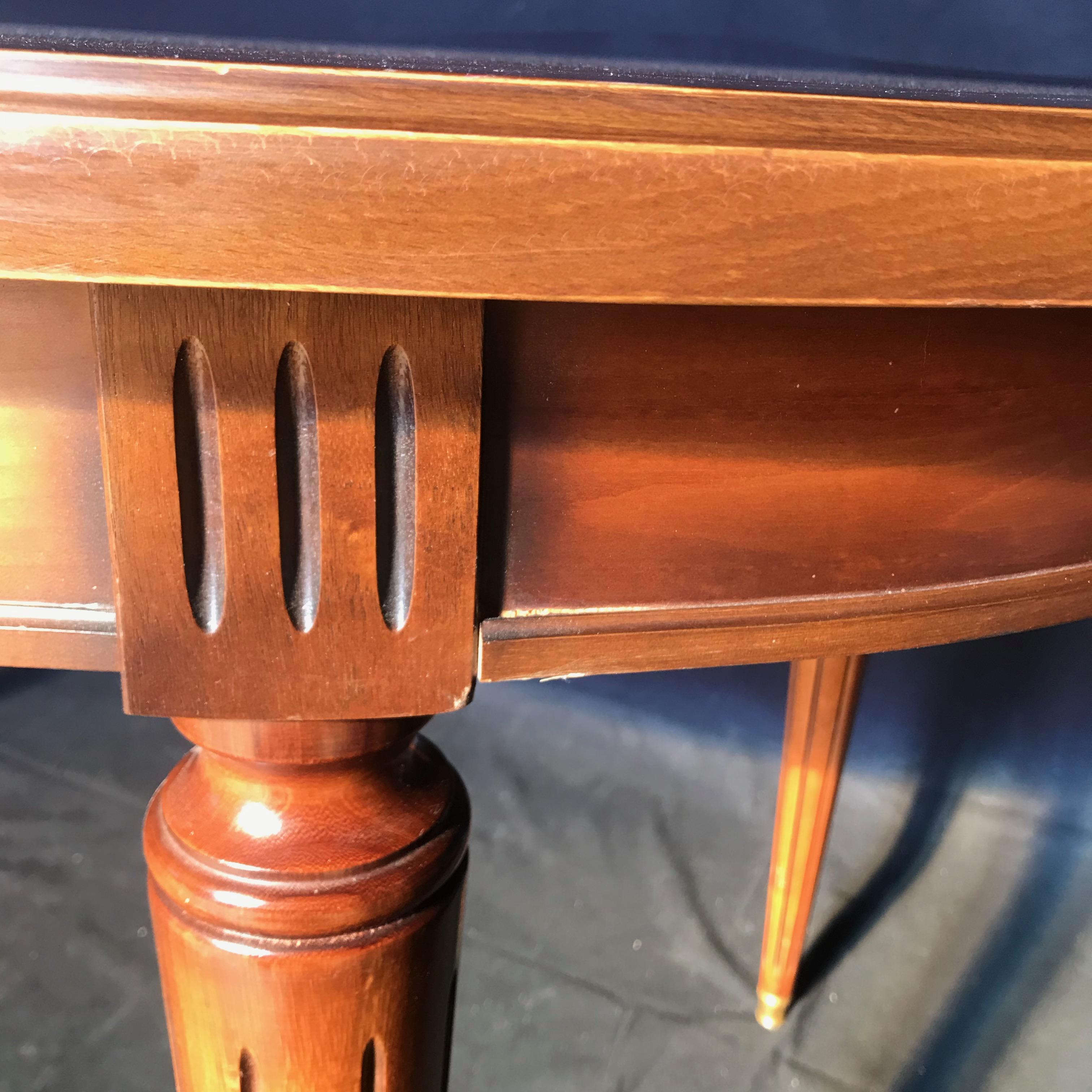 Classic French Walnut Louis XVI Style Dining Table 4