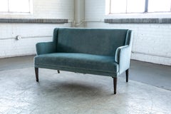 Classic Frits Henningsen Settee or Loveseat Danish, Midcentury ca. 1950