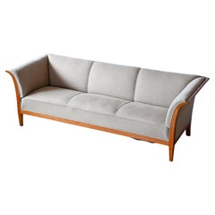 Classic Frits Henningsen Sofa in Cuban Mahogany Danish Midcentury DN
