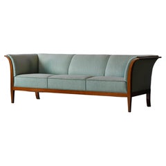 Classic Frits Henningsen Sofa in Cuban Mahogany Danish Midcentury