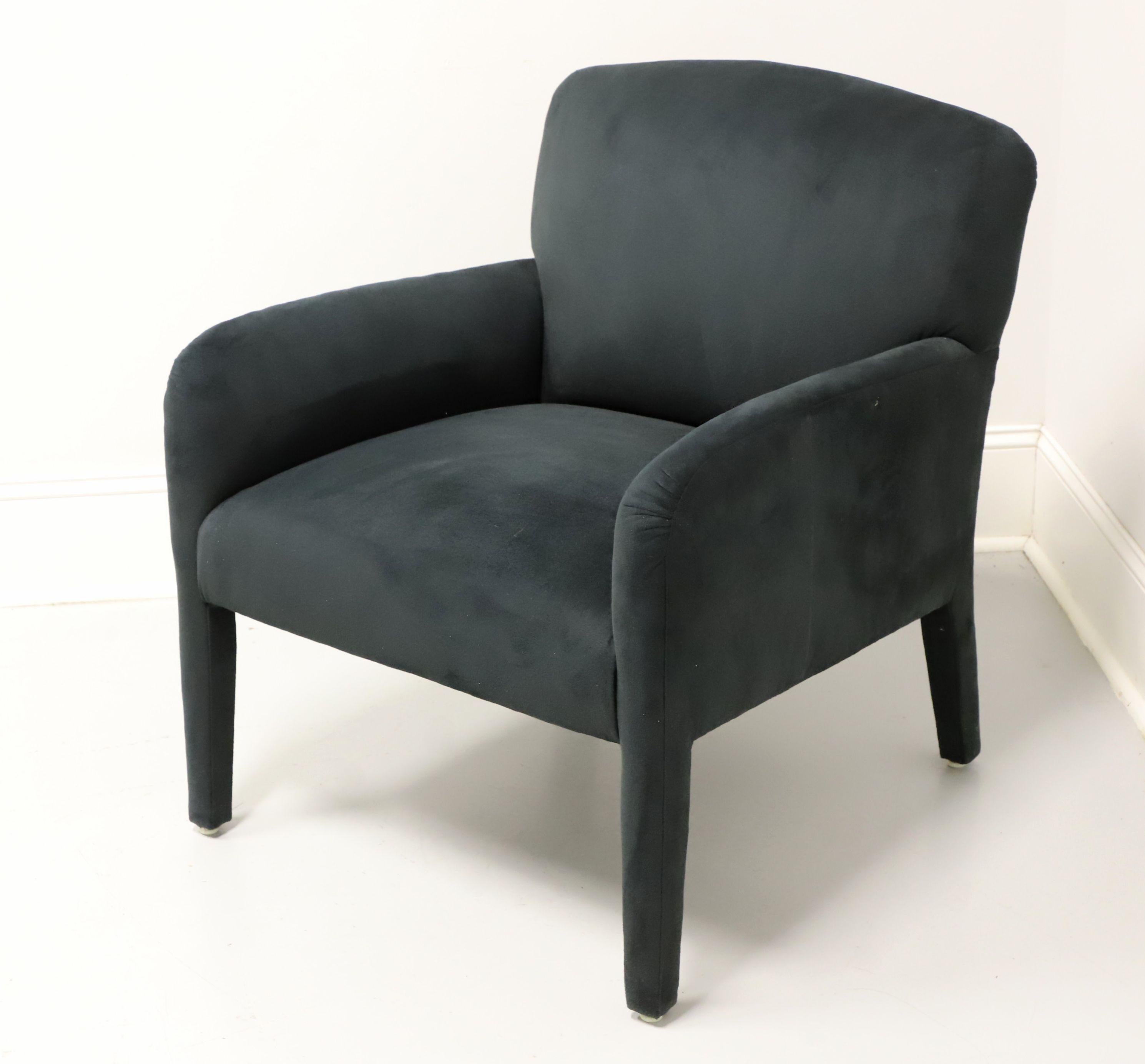 Modern CLASSIC GALLERY Contemporary Beau Green Velvet Club Chair For Sale