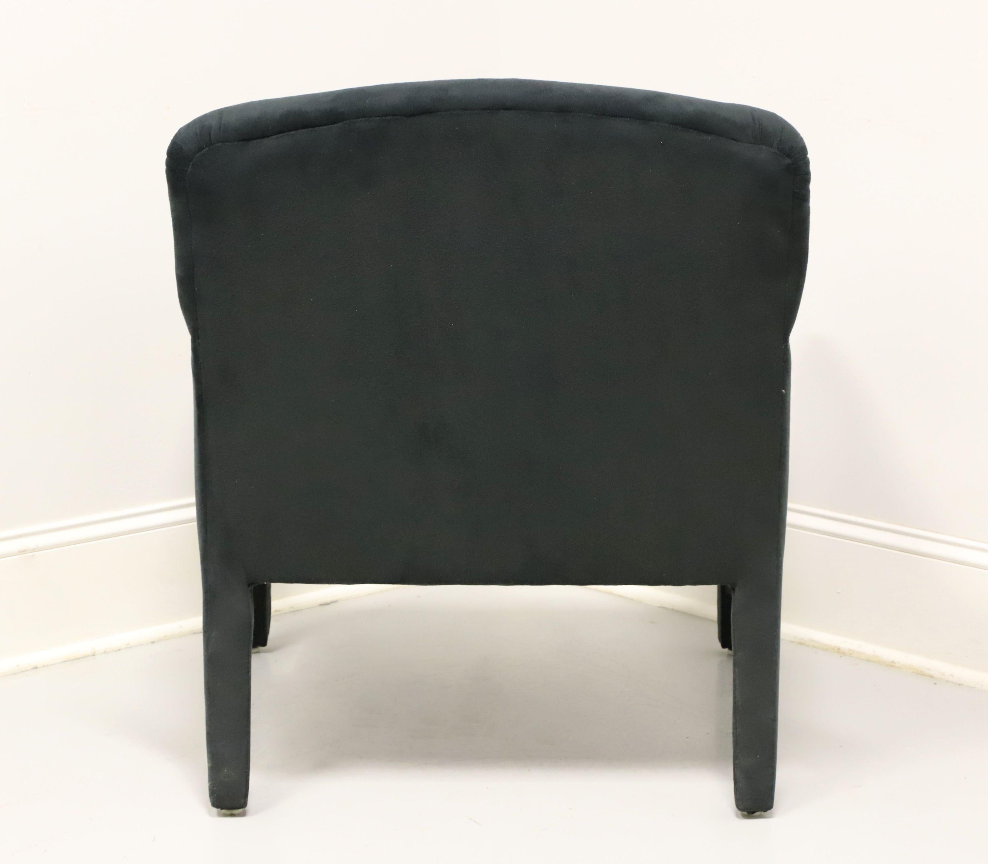 American CLASSIC GALLERY Contemporary Beau Green Velvet Club Chair For Sale