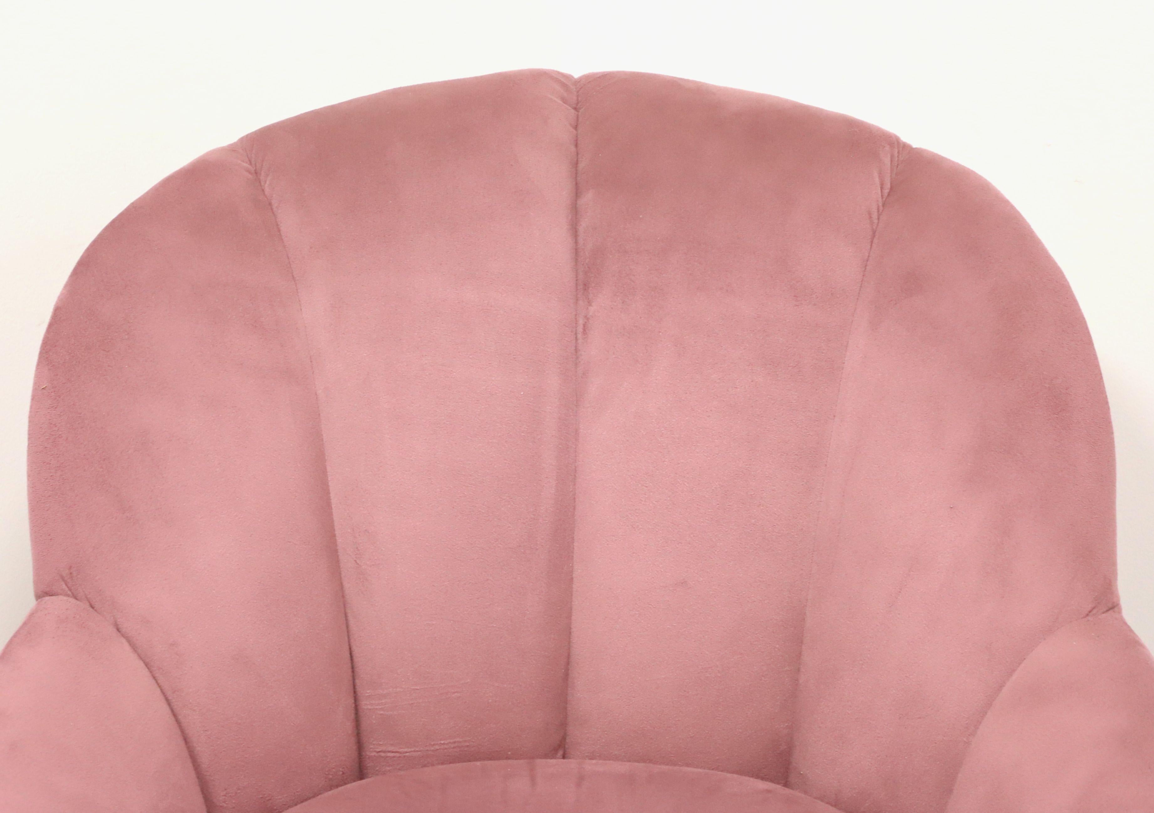 American CLASSIC GALLERY Late 20th Century Art Deco Mauve Club Chair For Sale