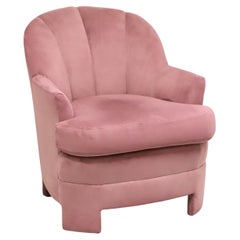 Vintage CLASSIC GALLERY Late 20th Century Art Deco Mauve Club Chair