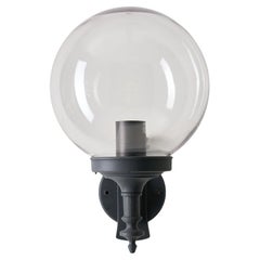 Classic Garden Globe Sconce, Cast metal
Transparent Shade by Lothus